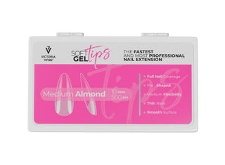 MEDIUM ALMOND - SOFT GEL TIPS 500stk VICTORIA VYNN