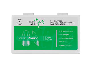 SHORT ROUND - SOFT GEL TIPS 500stk VICTORIA VYNN