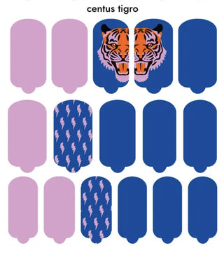 Nagelfolie Centus tigro - Nail Wraps by Provocative Nails