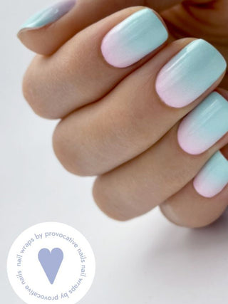Nagelfolie Ombre rose - Nail Wraps by Provocative Nails