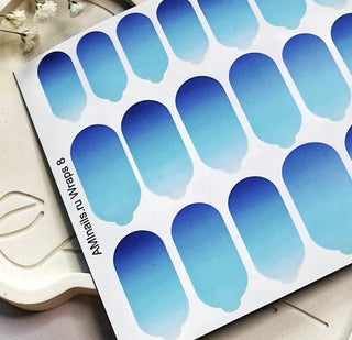 Nagelfolie 08 Nail Wraps für Maniküre AMINAILS