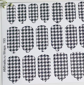 Nagelfolie 193 Nail Wraps für Maniküre AMINAILS