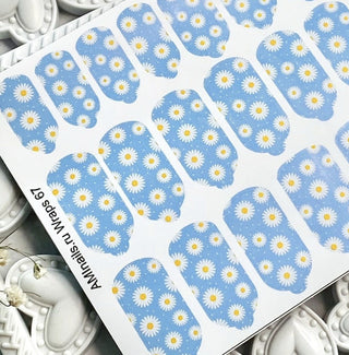 Nagelfolie 67 Nail Wraps für Maniküre AMINAILS