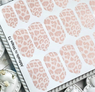 Nagelfolie 73 Nail Wraps für Maniküre AMINAILS