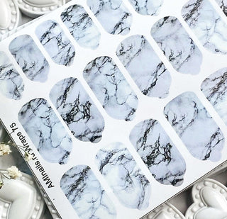 Nagelfolie 75 Nail Wraps für Maniküre AMINAILS