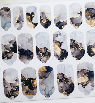 Nagelfolie 89 Nail Wraps für Maniküre AMINAILS