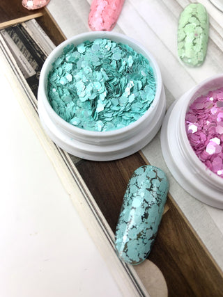 TIFFANY Opal - Glitter MIX IBDI Nails