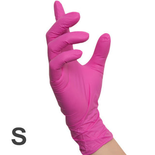 NITRIL HANDSCHUHE GRÖßE S (Pink) 100 STÜCK