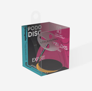 Pediküre PODODISC (PDset) mit 5 Stk. Einwegfeilen 180er Körnung STALEKS PRO