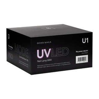OCHO NAILS 8 BLACK - UV/LED Lampe 84W