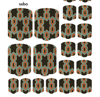 Nagelfolie Sabo - PEDIKÜRE Nail Wraps by Provocative Nails
