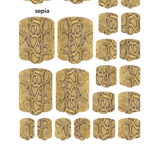 Nagelfolie Sepia - PEDIKÜRE Nail Wraps by Provocative Nails