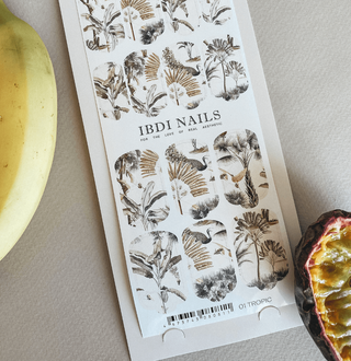 01 TROPIC - Nail Wraps IBDI Nails