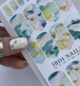 07 SPRING ART - Nail Wraps IBDI Nails