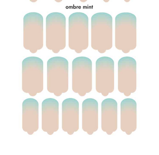 Nagelfolie Ombre mint - Nail Wraps by Provocative Nails