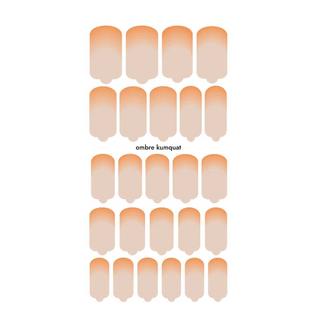 Nagelfolie Ombre kumquat - Nail Wraps by Provocative Nails