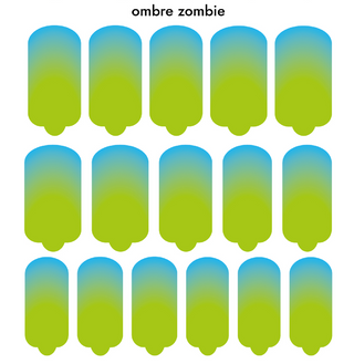Nagelfolie Ombre zombie - Nail Wraps by Provocative Nails