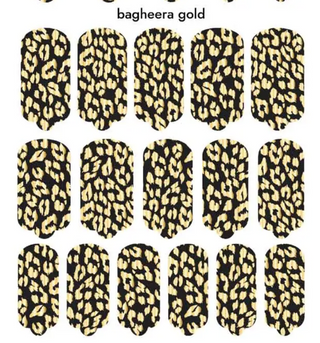Nagelfolie Bagheera gold - Nail Wraps by Provocative Nails