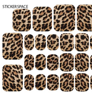 Leopard - PEDIKÜRE Nail Wraps StickerSpace