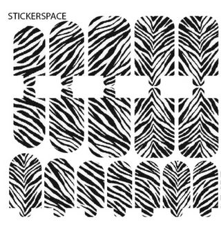 Zebra - Nail Wraps StickerSpace