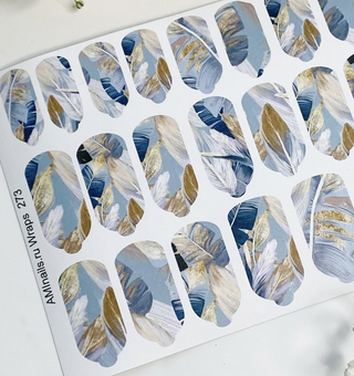 Nagelfolie 273 Nail Wraps für Maniküre AMINAILS