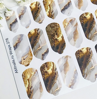 Nagelfolie 276 Nail Wraps für Maniküre AMINAILS