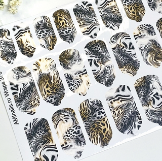 Nagelfolie 370 Nail Wraps für Maniküre AMINAILS