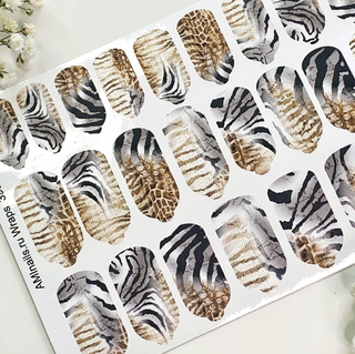 Nagelfolie 395 Nail Wraps für Maniküre AMINAILS