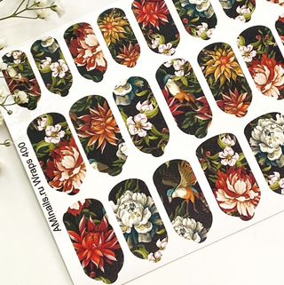 Nagelfolie 400 Nail Wraps für Maniküre AMINAILS
