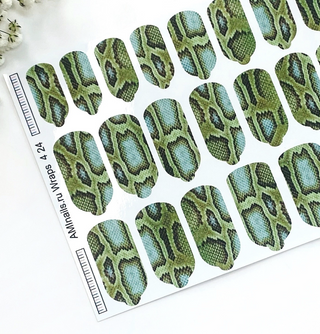 Nagelfolie 424 Nail Wraps für Maniküre AMINAILS