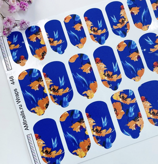 Nagelfolie 448 Nail Wraps für Maniküre AMINAILS