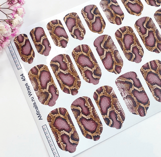 Nagelfolie 454 Nail Wraps für Maniküre AMINAILS