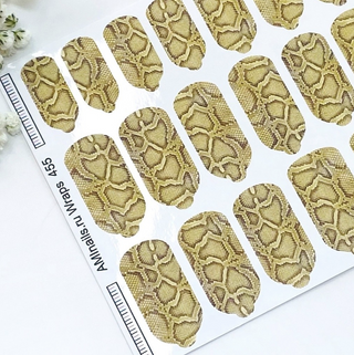 Nagelfolie 455 Nail Wraps für Maniküre AMINAILS