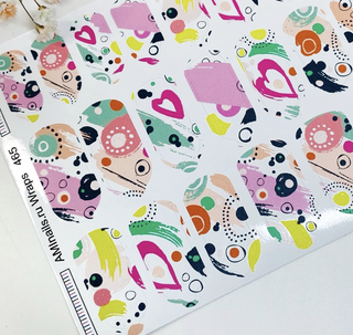 Nagelfolie 465 Nail Wraps für Maniküre AMINAILS