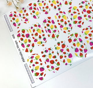 Nagelfolie 466 Nail Wraps für Maniküre AMINAILS