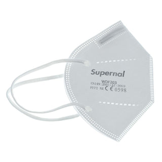 5 Stück Supernal® FFP2 Maske PM2.5 95% Filtration Gesichtsmaske Vliesstoff Schutzmasken
