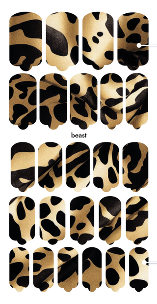 Nagelfolie Beast - Nail Wraps by provocative nails & safinailstudio