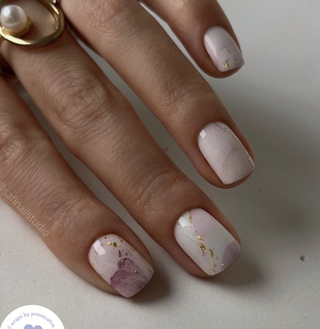 Nagelfolie Pink quartz - Nail Wraps by provocative nails & safinailstudio