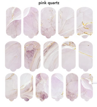 Nagelfolie Pink quartz - Nail Wraps by provocative nails & safinailstudio