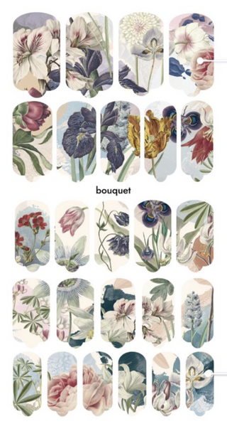 Nagelfolie Bouquet - Nail Wraps by provocative nails & safinailstudio