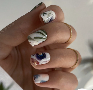 Nagelfolie Bouquet - Nail Wraps by provocative nails & safinailstudio