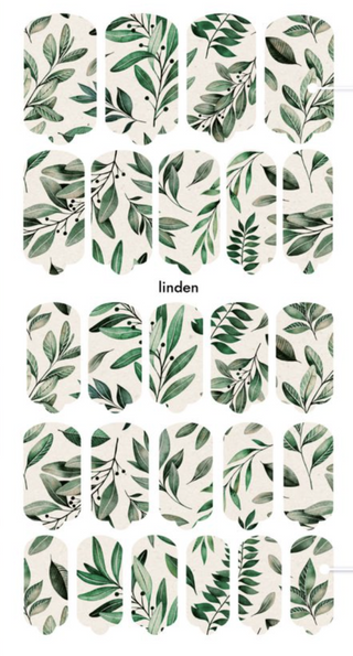 Nagelfolie Linden - Nail Wraps by provocative nails & safinailstudio