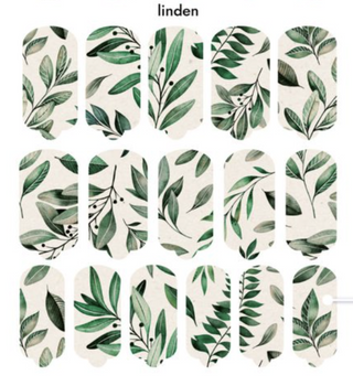 Nagelfolie Linden - Nail Wraps by provocative nails & safinailstudio