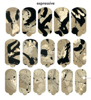 Nagelfolie Expressive - Nail Wraps by provocative nails & safinailstudio