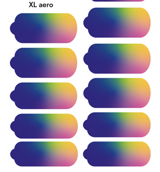 Nagelfolie Aero XL - Nail Wraps by Provocative Nails