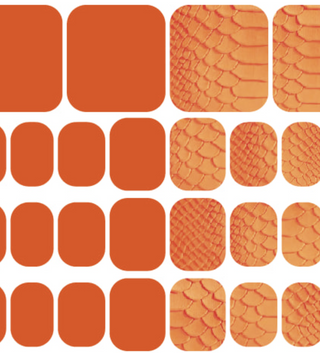 TANGELO - PEDIKÜRE Nail Wraps StickerSpace