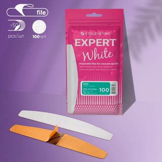 50 x Ersatzfeile WHITE (DFE-42) für Untersatz MBE-40 STALEKS EXPERT