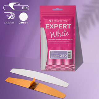 50 x Ersatzfeile WHITE (DFE-42) für Untersatz MBE-40 STALEKS EXPERT