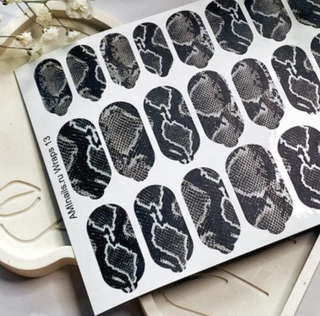 Nagelfolie 13 Nail Wraps für Maniküre AMINAILS