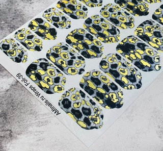 Nagelfolie 39 Foil Nail Wraps für Maniküre AMINAILS